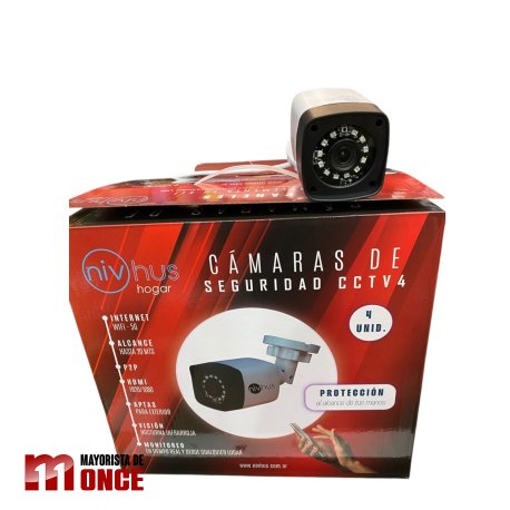 Kit X4 Cámara de Seguridad