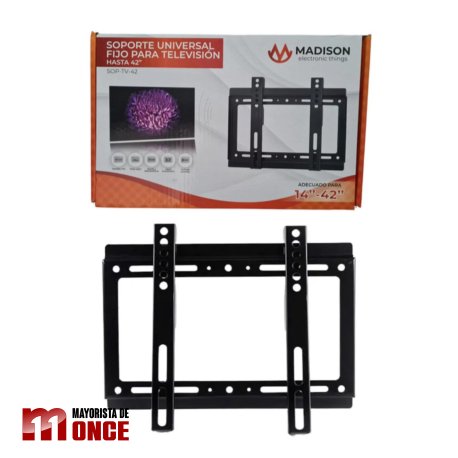SOPORTE TV FIJO 14'' HASTA 42''