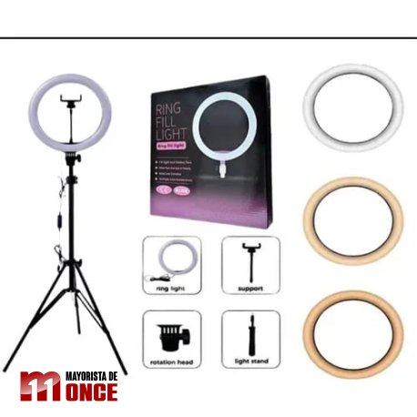 ARO DE LUZ LED BLANCA 26CM