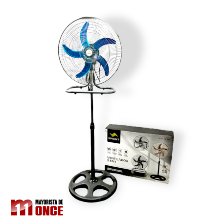 Ventilador 3 en 1 de 5 aspas 95 watts