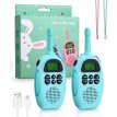 WALKIE TALKIE INFANTIL CON CORREA Y CABLE DE CARGA